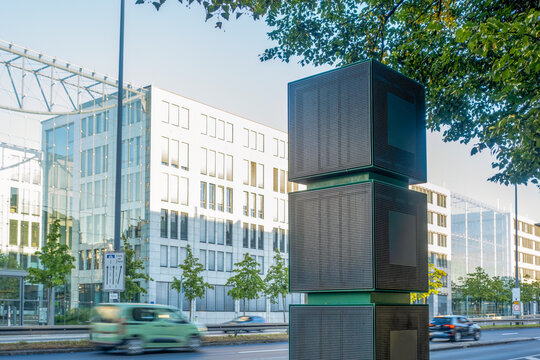Air filter devices for emission reduction on the central ring road in Munich