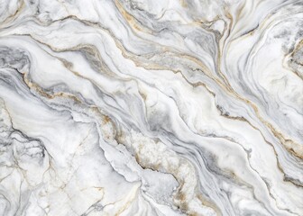 Abstract White and Gray Marble Wallpaper Design for Modern Interior Decor - Generative AI Art Featuring Elegant Swirls and Textures for Stylish Aesthetic Appeal