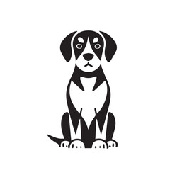 dog silhouette vector