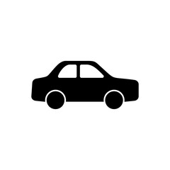 Car icon vector. car sign and symbol. small sedan