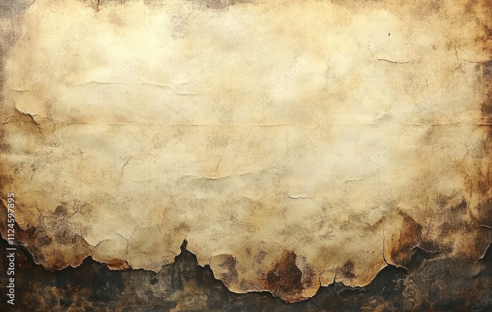 Aufkleber vintage aged paper textured background with halftone dots and subtle imperfections in 19th century s