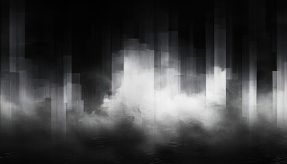 abstract glitch landscape texture modern art vertical stripes soft lighting high contrast broken digital error background
