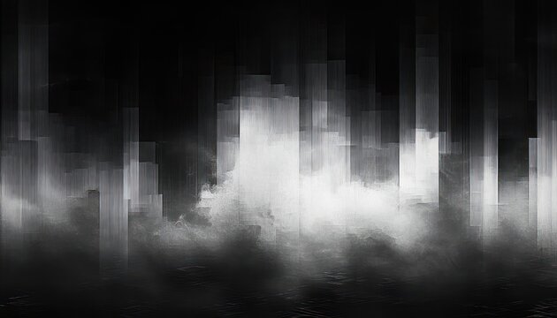 abstract glitch landscape texture modern art vertical stripes soft lighting high contrast broken digital error background