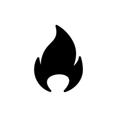 Fire icon vector. fire sign and symbol