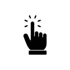 Hand cursor icon vector. cursor sign and symbol. hand cursor icon clik