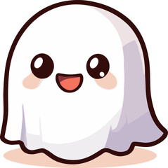 litte ghost emoticon