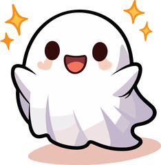 litte ghost emoticon