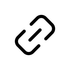 Link icon vector. Hyperlink chain sign and symbol