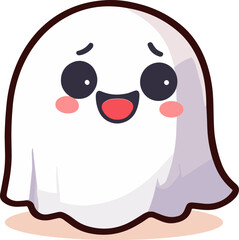 litte ghost emoticon