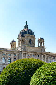 Natural History Museum in Vienna with clear sky