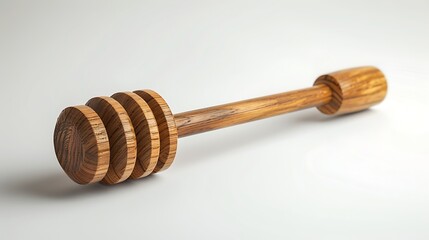  honey dipper isolated on a white background 