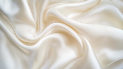 Obraz premium silky beige textile texture may used as background