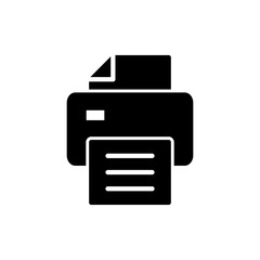 Print icon vector. printer sign and symbol