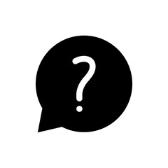Question icon vector. question mark sign and symbol