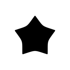 Star icon vector. rating sign and symbol. favourite star icon