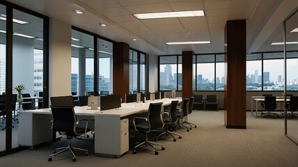 Modern office professional business