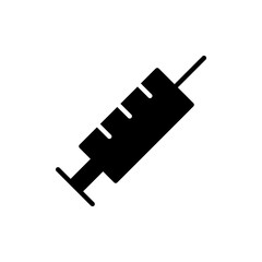 Syringe icon vector. injection sign and symbol.vaccine icon