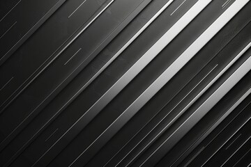 Obraz premium White abstract linear pattern on black background.