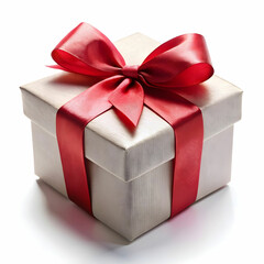 Obraz premium a gift box on white background