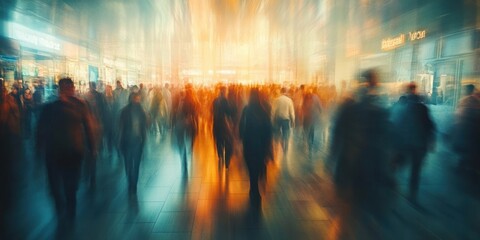 Nightclub Crowd Motion Blur Timelapse Party Atmosphere