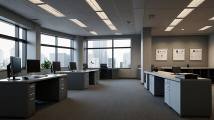 Modern office professional business