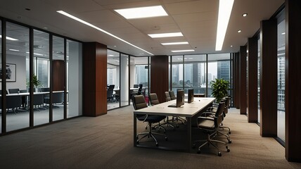 Modern office professional business