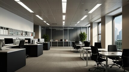Modern office professional business