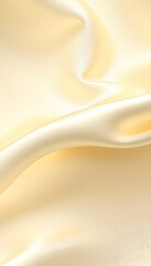 Fototapeta premium yellow gold satin texture that is white silver fabric luxurious shiny that is abstract silk cloth background with patterns soft waves blur beautiful, clipart style