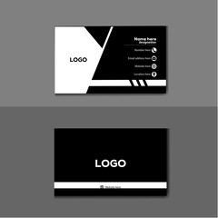 New modern business card design
