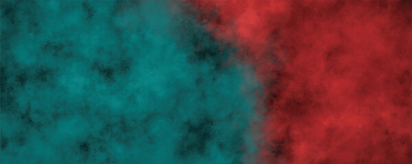 A dynamic interplay of bold red and teal tones creating a dramatic abstract texture.
