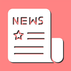 News Headlines Vector Icon