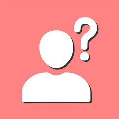Confused Person Vector Icon
