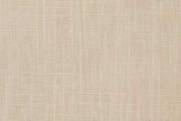 Brown linen fabric texture background, seamless pattern of natural textile.