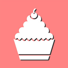 Cupcake Vector Icon