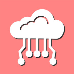 Cloud Computing Vector Icon