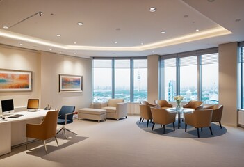 Fototapeta premium Contemporary Corporate Environment in Singapore