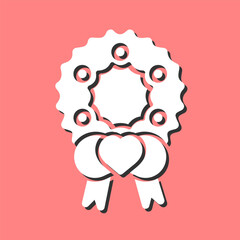 Wreath Vector Icon