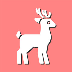 Reindeer Vector Icon