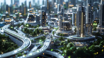 Digital Education Concept with Icons of Computer, Books, and Learning Tools