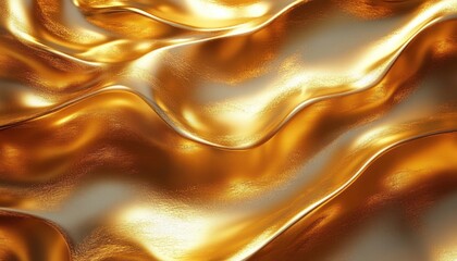 flowing liquid gold texture seamless metal wallpaper abstract design art