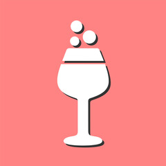 Wine Tumbler Vector Icon
