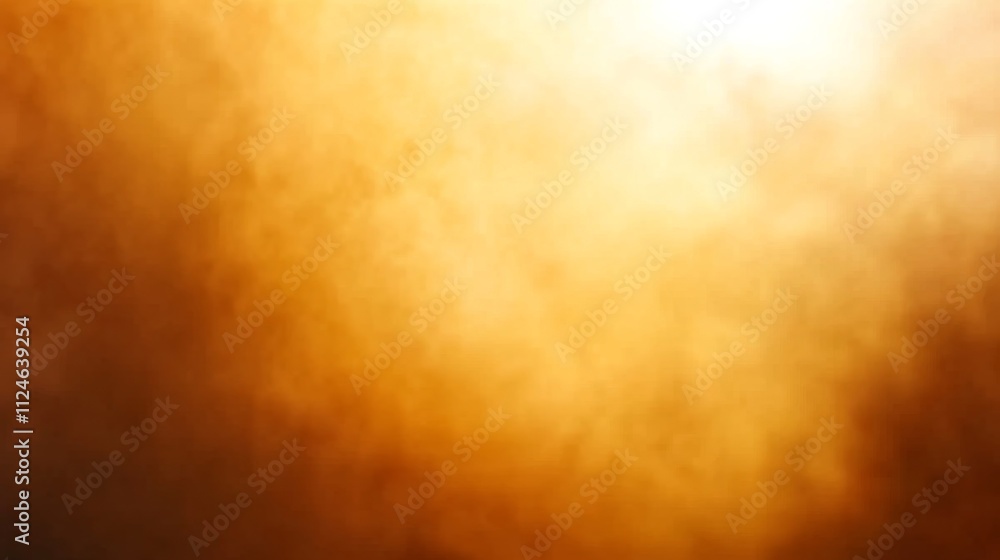 Fototapete Golden light streams through soft clouds, filling the sky with warmth and positivity. This radiant scene captures the essence of a bright, optimistic day
