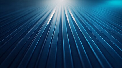 Fototapeta premium Glowing blue stripes intersect at various angles, forming an abstract high-tech design