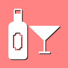 Wine Vine Vector Icon