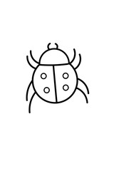 Naklejka premium Ladybug icon