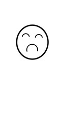 Emoticon sad