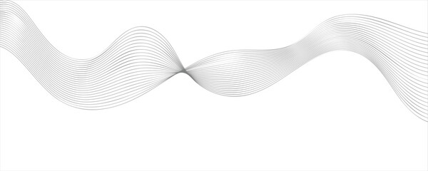 Clean, minimalist lines forming a fluid wave pattern that adds a sense of motion and modernity to digital artwork and web design.
