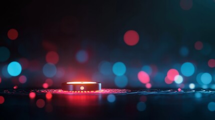 A glowing digital lock icon highlights cybersecurity, surrounded by vibrant holographic data streams on a dark background, emphasizing data encryption