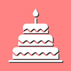 Cake Vector Icon