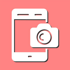 Smartphone Photography Vector Icon